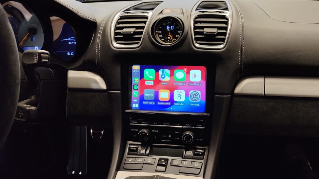 Porsche with apple carplay